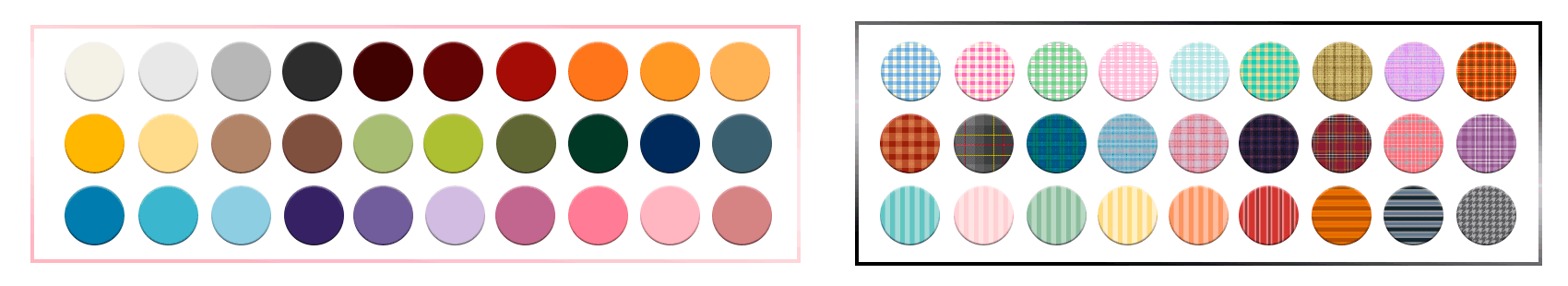 Color palette for RANCH FAMILY OUTFIT 🐴 collection