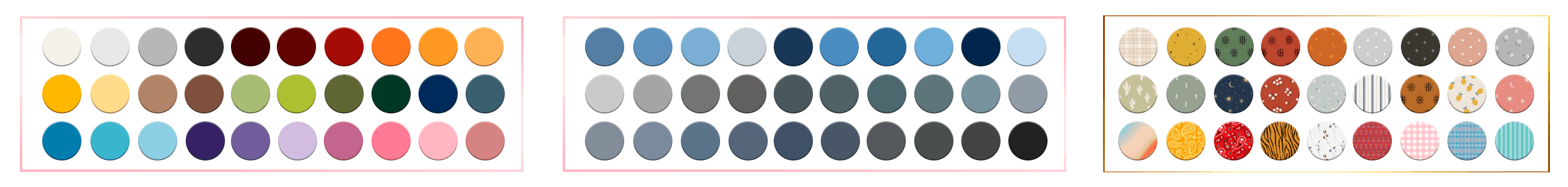 Color palette for RANCH STYLE 🤎 collection
