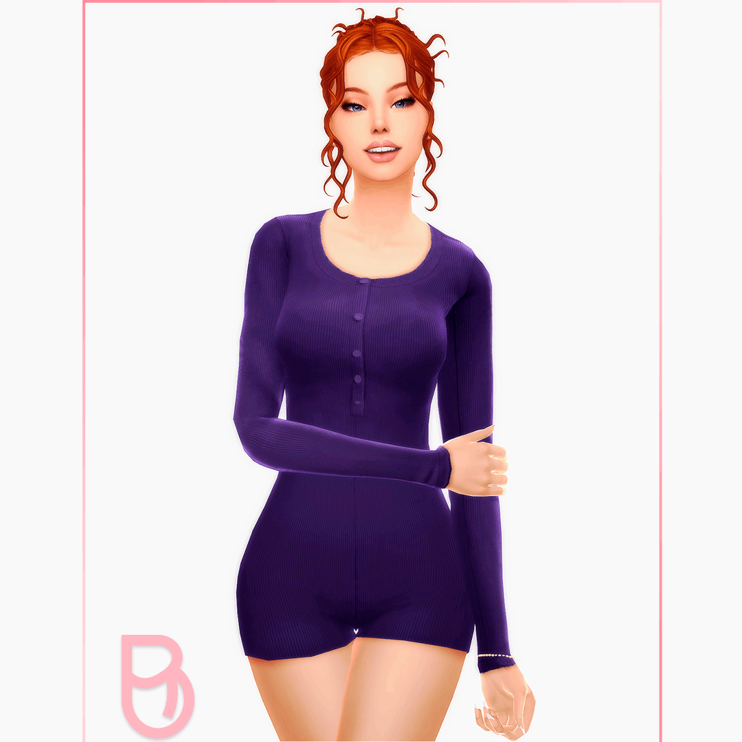 Rose Button-Up Romper